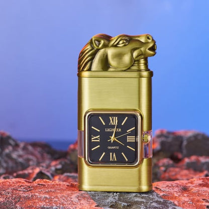 Encendedor a prueba de viento con bisel para reloj vintage