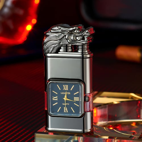 Encendedor a prueba de viento con bisel para reloj vintage