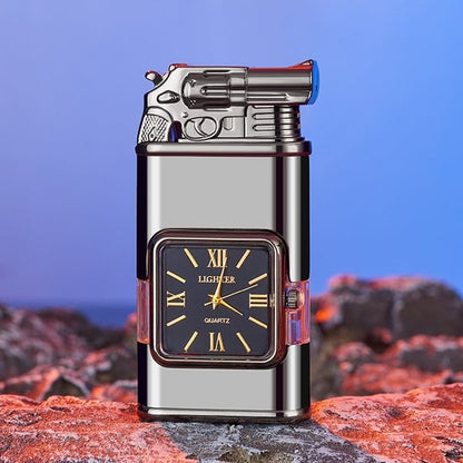 Encendedor a prueba de viento con bisel para reloj vintage