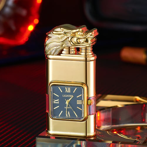 Encendedor a prueba de viento con bisel para reloj vintage