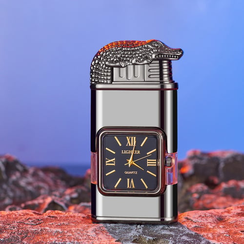 Encendedor a prueba de viento con bisel para reloj vintage