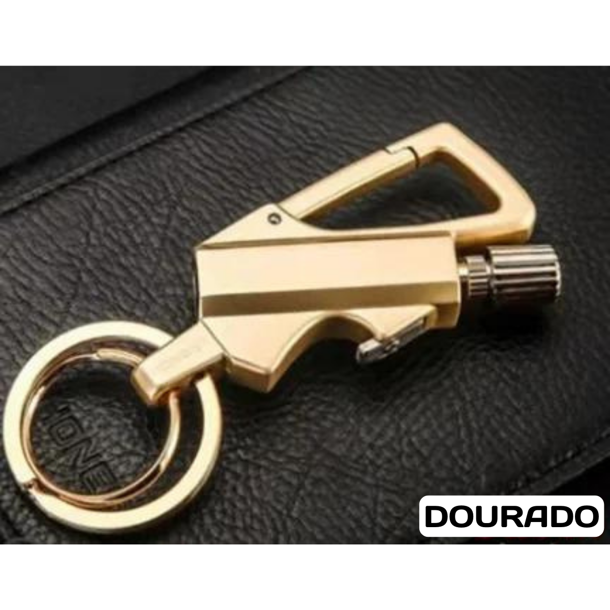 llavero de titaneo pedernal abridor de cervezas