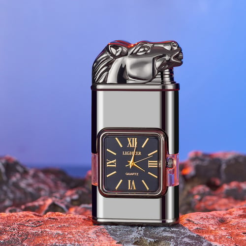 Encendedor a prueba de viento con bisel para reloj vintage
