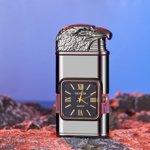 Encendedor a prueba de viento con bisel para reloj vintage