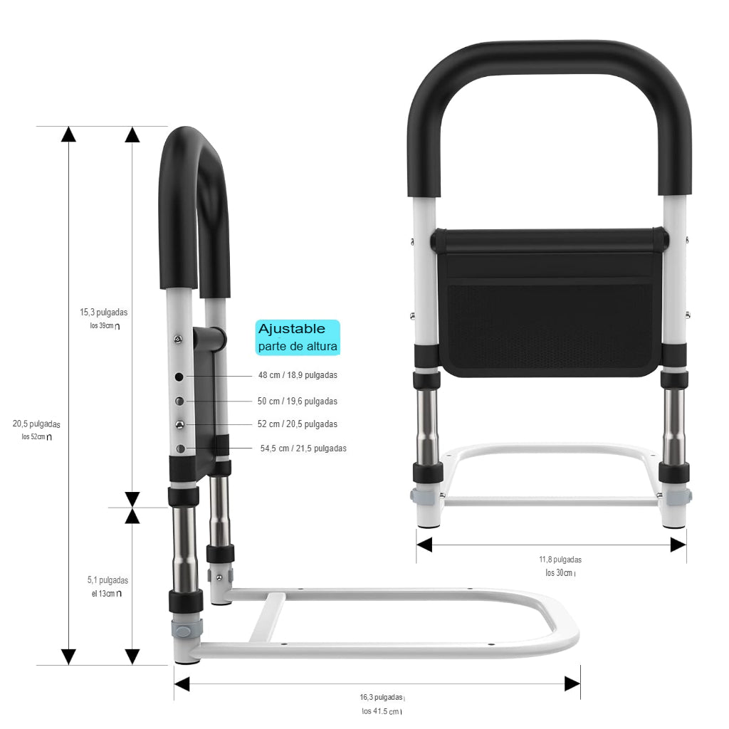 Barandilla de cama ajustable