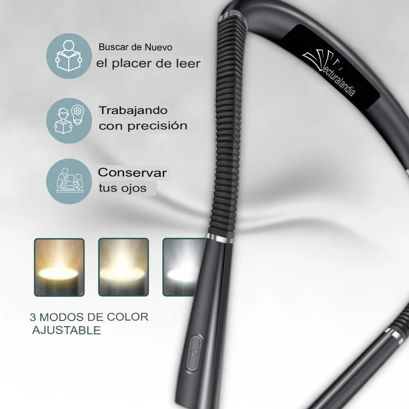 Lámpara de lectura flexible