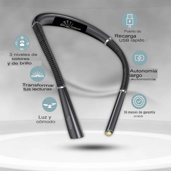 Lámpara de lectura flexible