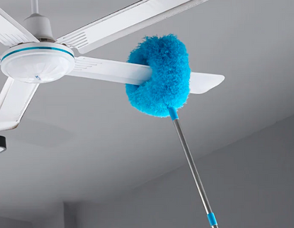 Limpiador para ventilador de techo con mango largo extensible