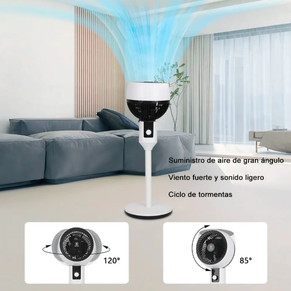 Ventilador de alta velocidad Flujo de aire 3D omnidireccional
