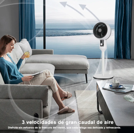 Ventilador de alta velocidad Flujo de aire 3D omnidireccional