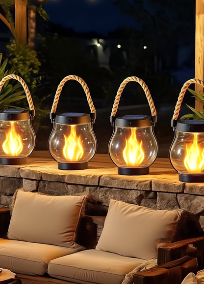 Faroles solares para exteriores