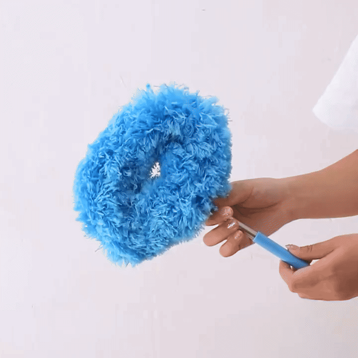 Limpiador para ventilador de techo con mango largo extensible